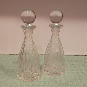 Vintage Clear Glass Decanters